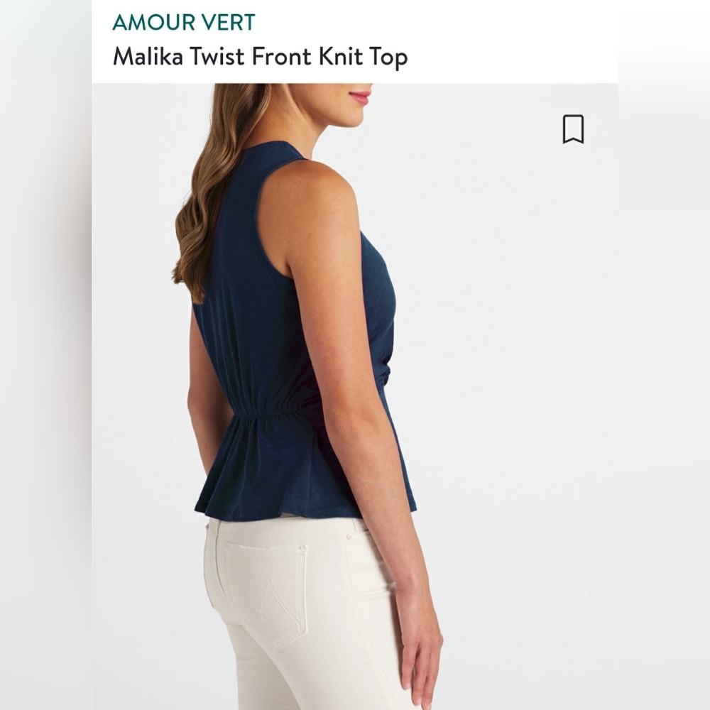 Twist front knit top - Picture 3 of 5